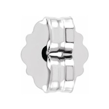 Sterling Silver 4.2mm Butterfly Earring Backs for Stud Earrings Hypoallergenic