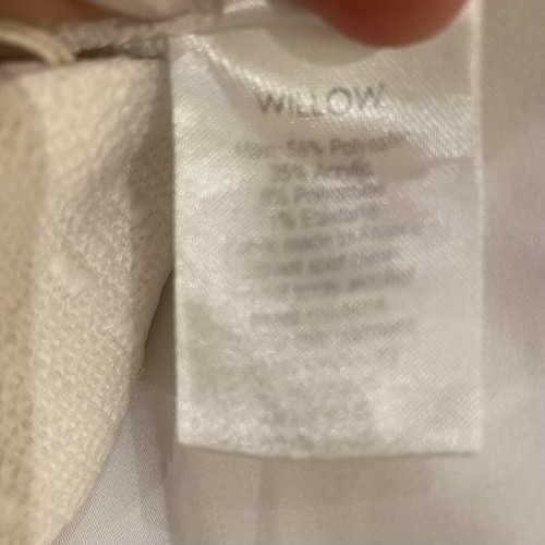 Willow White Short shorts With Chain Zip Pocket Size US4/ AU8 - Picture 6 of 6