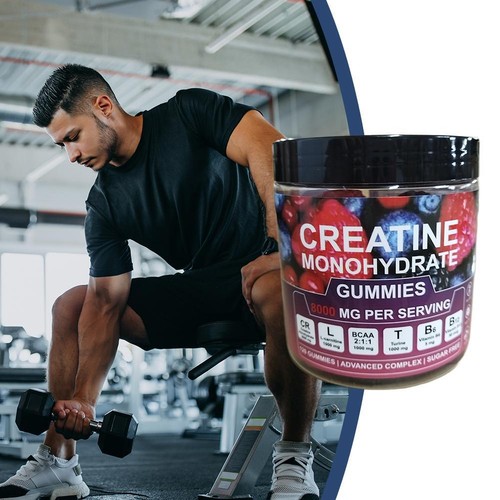 Creatine Monohydrate Gummies 8000mg per serving Increase Strength&Build Muscle一 - Picture 7 of 9