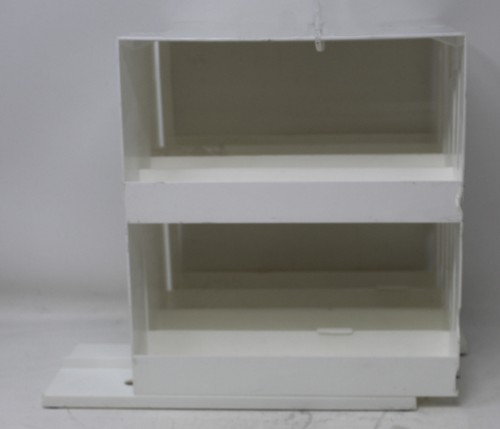 StoreSmith Slim Sliding Storage Racks 2 Pack White