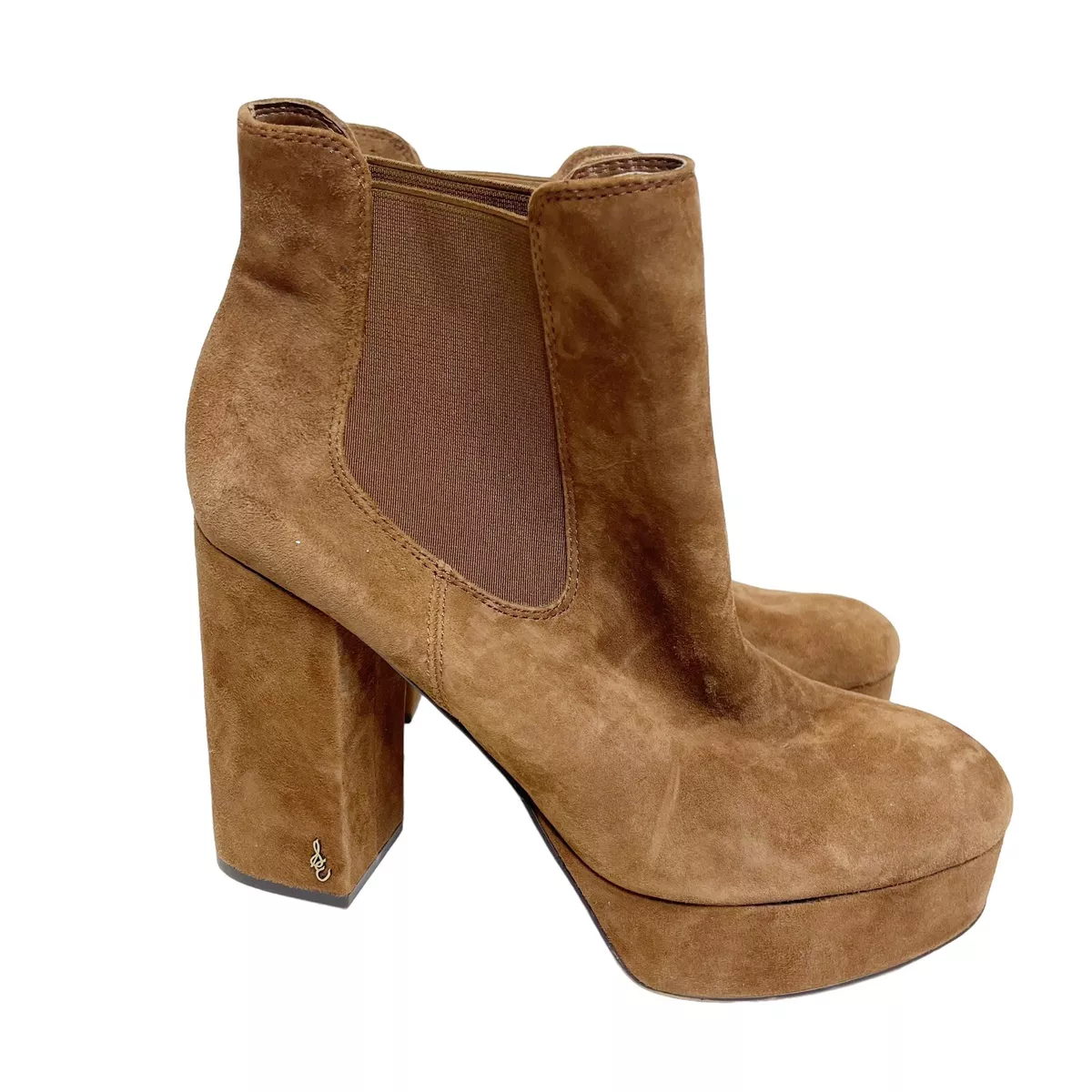 Sam edelman top brown suede boots
