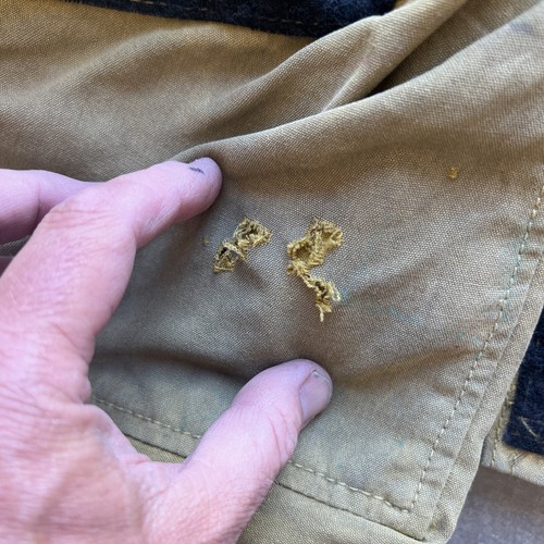 CREW BOSS WESTERN SHELTER ARAMID WILDLAND FIRE JACKET Medium YELLOW Made 2019 - Picture 4 of 5