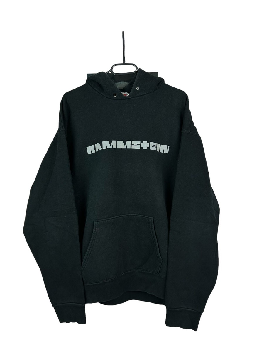 Vintage 2000's Rammstein Big Logo Hoodie Fire Rare Jacket Over