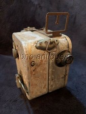 1920s Pathe Baby 9.5mm hand held Cine Home Movie Camera. with Clockwork . Paris
