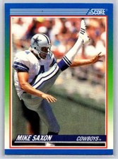 1990 Score #379 Mike Saxon