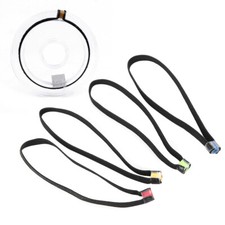 Tippet Tender Spool Bands Fishing Leader 4Pcs Elastic Fabric Lightweight