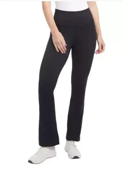 Jockey Women’s Studio Flare Pants, Black Salt, Size XL - Image 3 of 4