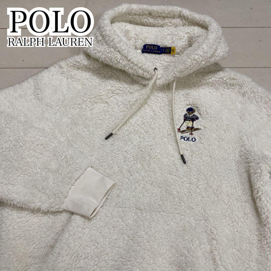 Polo Ralph Lauren Ski Polo Bear Fleece Hoodie Parka S POLO RALPH 