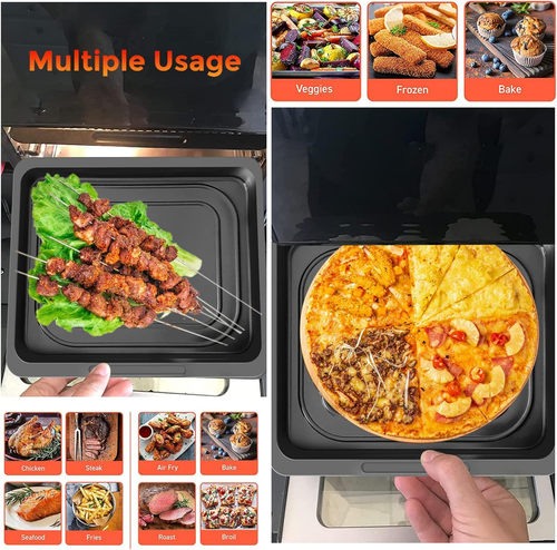 Air Fryer Cooking Tray for Instant Vortex Plus10 Qt, Food Grade Nonstick Replace - Picture 4 of 12