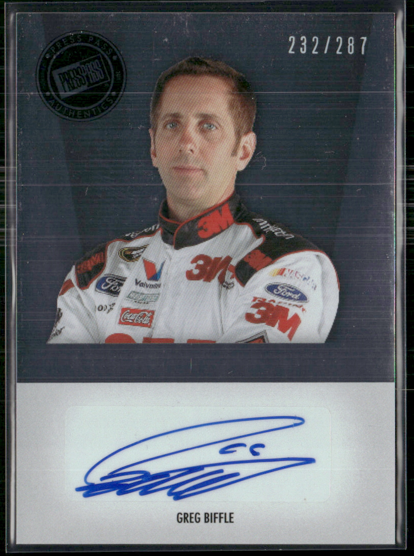 Greg Biffle 2011 Press Pass Premium Auto 232/287