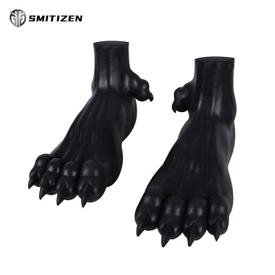 Smitizen Silikon Schuhüberzüge in Form von schwarzen Drachenpfoten für Halloween