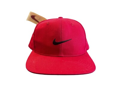 vintage nike white tag canvas snap back hat cap adult OSFA deadstock NWT 90s