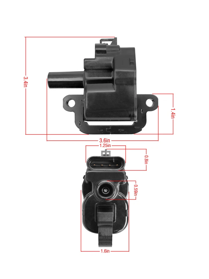Катушка зажигания и свеча зажигания Motorcraft Iridium для Pontiac Firebird UF192 SP541 - Изображение 2 из 3