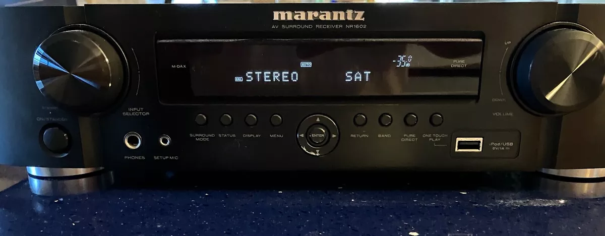 Marantz NR 1602 AV amplifier 7.1 channel (no remote)