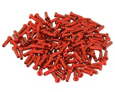 F R BICYCLE ALLOY SPOKE NIPPLES/16MM 14G RED. CUSTOM AMOUNT 