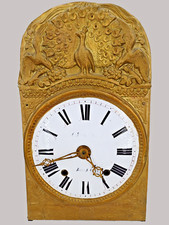 HORLOGE COMTOISE MOUVEMENT PENDULE XIXème MECANISME RELOJ UHR/OROLOGIO