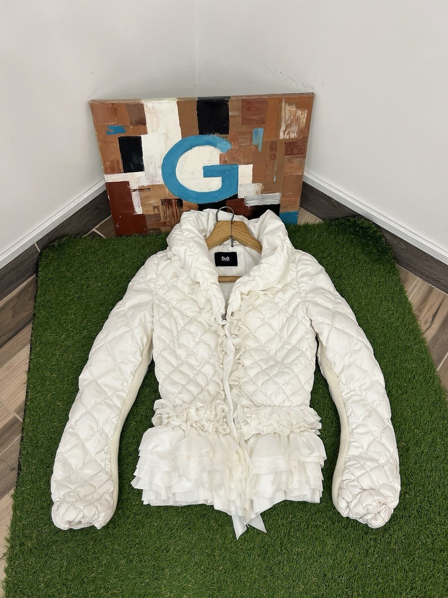 Dolce & Gabbana フラワー ジャケット ホワイト Double-breasted cordonetto lace jacket in Beige for Men