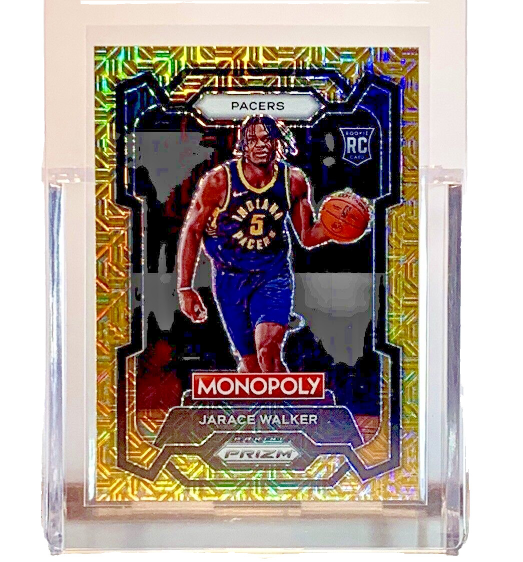 Jarace Walker 2023-24 Panini Prizm #36 MONOPOLY Gold Millionaire Shimmer RC /500