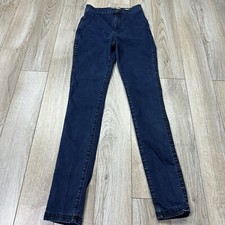 American apparel the easy jeans womes xs blue stretch denim