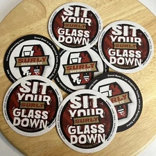 Surly Brewing Co. (Lot of 7) Beer Coasters 4th Annual Design Winner Bar Decor