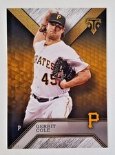 2016 TOPPS TRIPLE THREADS GERRIT COLE 5X7 JUMBO ART CARD #/49 PIRATES