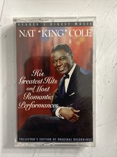 Nat King Cole 20 Greatest Hits cassette tape ROMANTIC PERFORMANCES Tapes 1,2,3