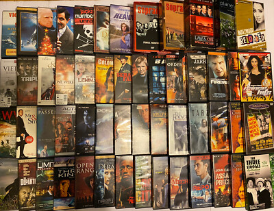 BULK LOT OF 54 MIXED DVDs ASSORTED GENRES - action drama primarily see desc
