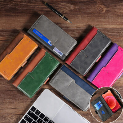 Splice Leather Wallet Phone Case For Infinix Hot Tecno Camon Spark Go Smart 10 8