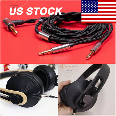 Hifi Balanced Audio Cable For Kuba Disco Headset 2.5 4.4mm Trrs To Dual 3.5mm US