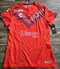 NWT Charly Tiburones Rojos de Veracruz 19/20 Home Futbol Jersey Womens Large 