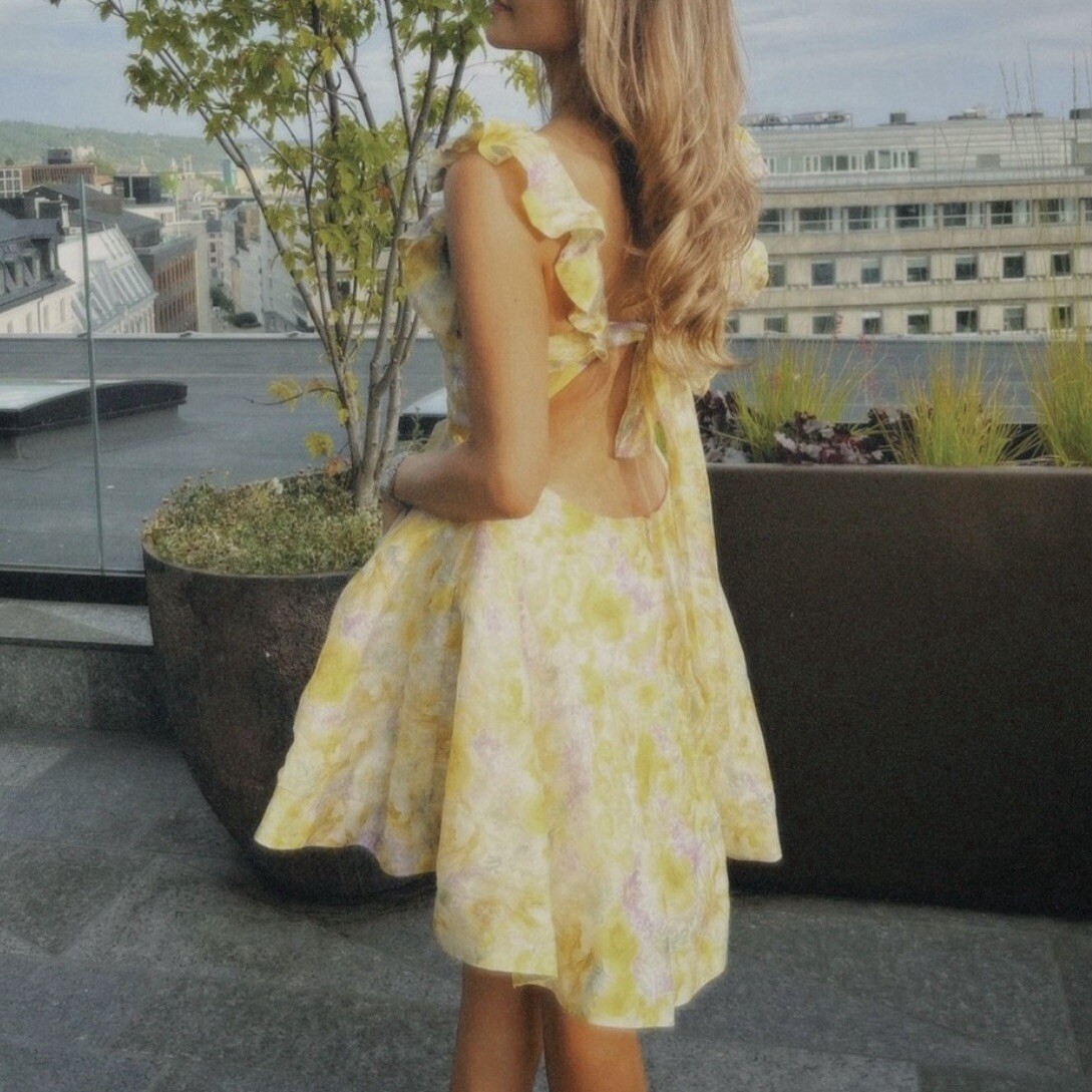 NEW SEASON* $995 Zimmermann Harmony Frilled Mini Dress