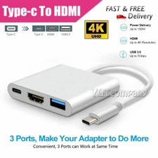 USB Type C to HDMI HDTV TV Cable Adapter Converter For Android Phone Samsung