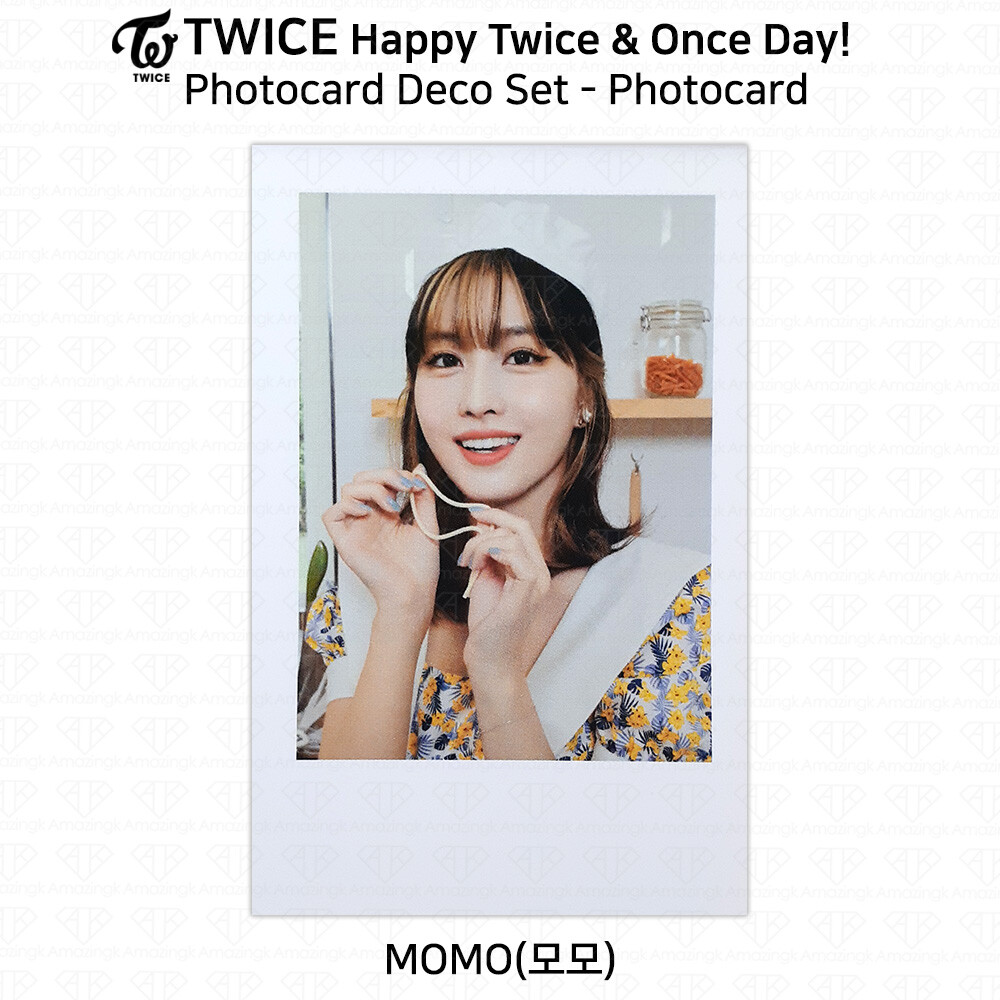 TWICE Happy Twice & Once Day ! Photocard Deco Set Tin Case Sticker
