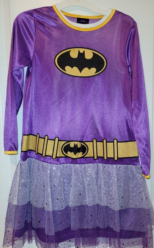 Lot of 3 pieces GIRLS BATMAN  HALLOWEEN  DRESS SIZE M