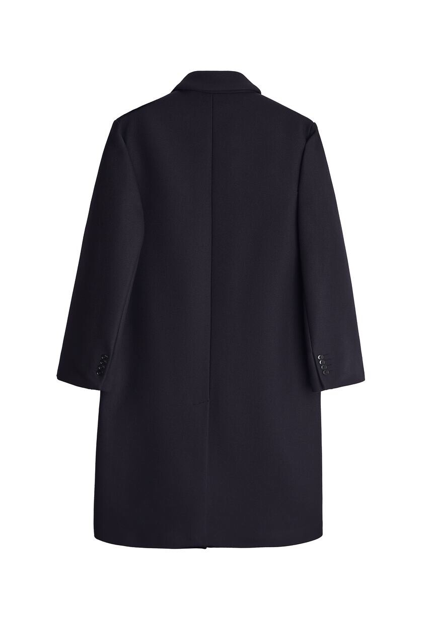 ZARA MAN COAT WITH TWO BUTTONS SEA BLUE SIZE L 6398/589 image 6