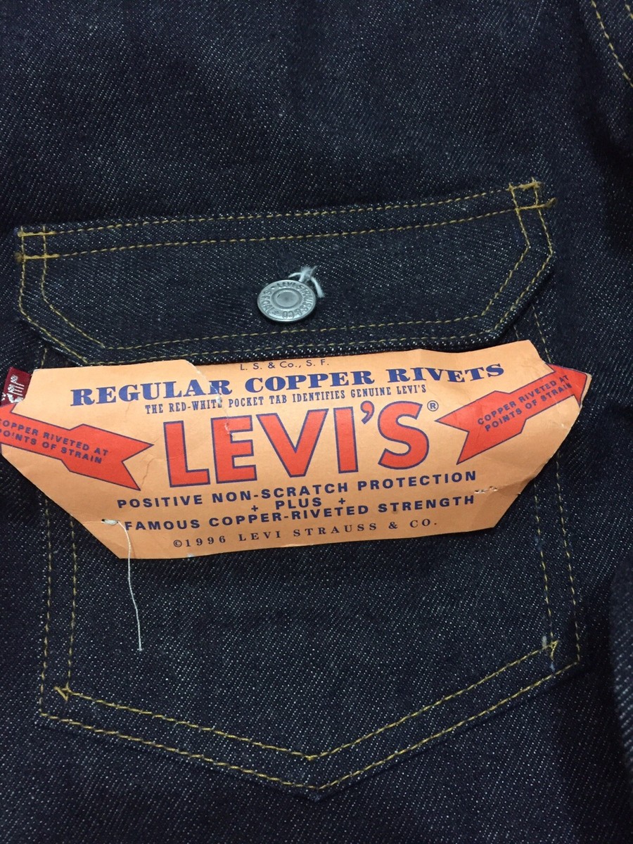 Levis BIG E Jacket 1936 Type 1 LVC 506xx NEW 44 Made In USA | eBay UK