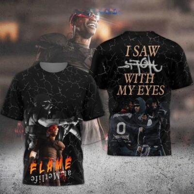 Travis Scott Flame I Saw Utopia With My Eyes 2024 Hoodie T-Shirt