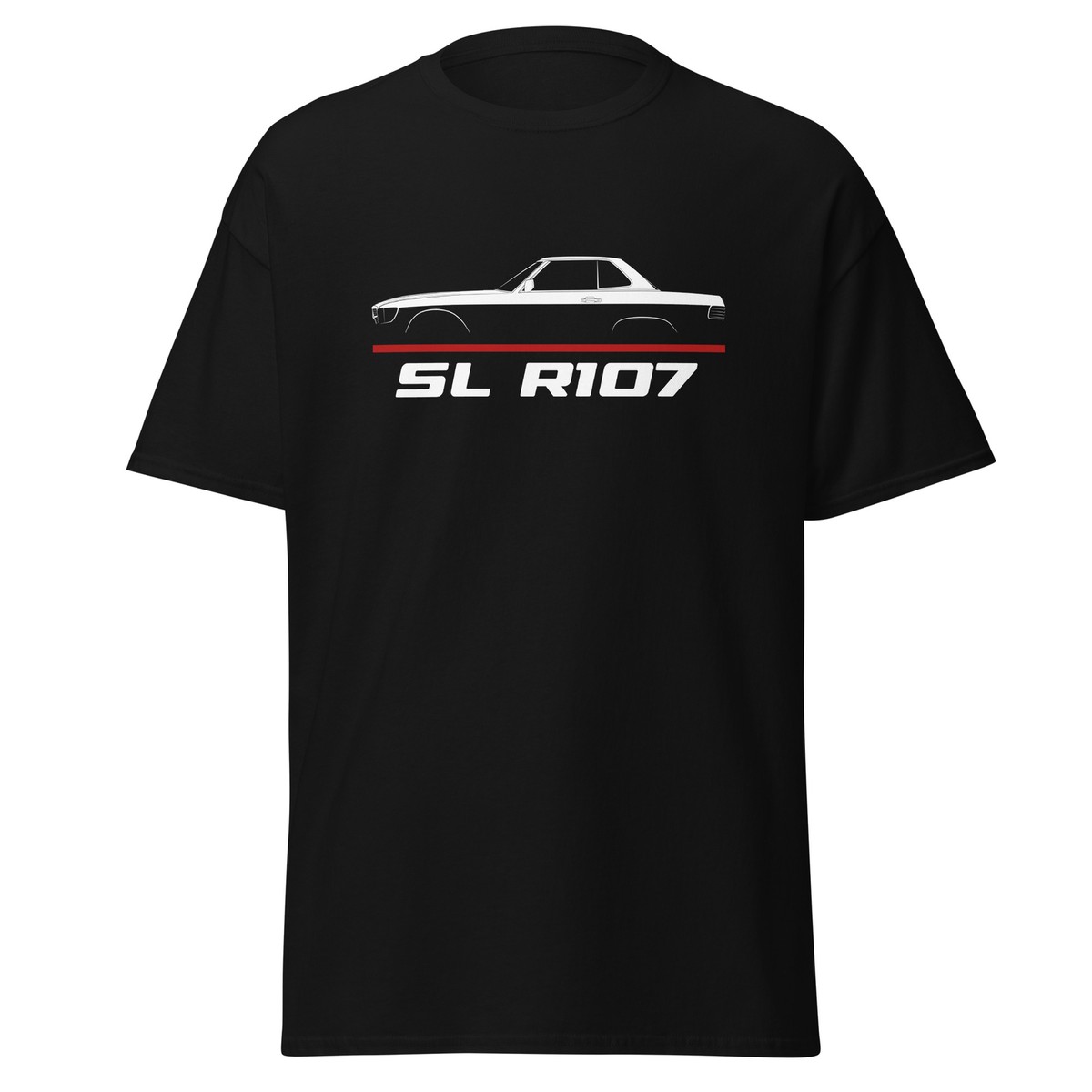 Premium T-Shirt For Mercedes SL Hardtop R107 1971-1989 Fans