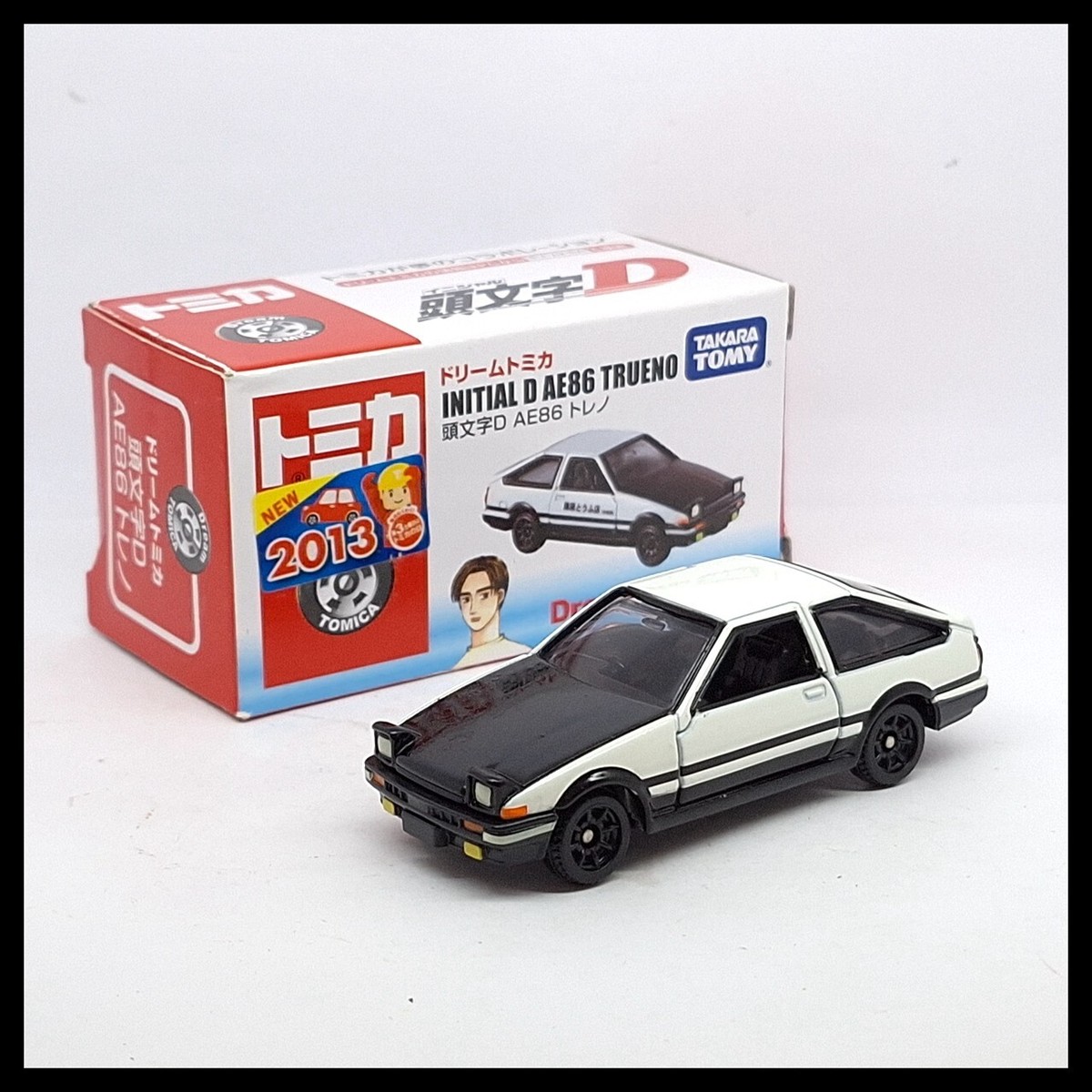 INITIAL D AE86 トレノ ミニカー 2013 TOMICA DREAM Initial D TOYOTA AE86 Trueno 1/61 TOMY Diecast Car