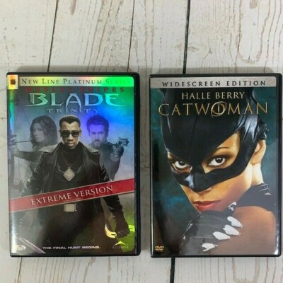 Catwoman & Blade Trinity Extreme Version DVD Lot