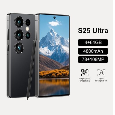 Neues S25 Ultra 5G Smartphone 5.0''Fabrik freigeschaltete Android Handys Dual SIM