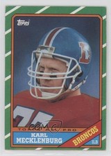 1986 Topps Karl Mecklenburg #119 0f4i