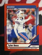 2024 Donruss Press Proof Red #224 Tyler Bass