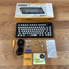 Glorious GMMK 3 Barebones Wired Mechanical Linear Switch Gaming Keyboard 75%