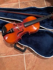 Glaesel V130E4 4/4 Violin; Stradivarius Copy Violin W/ Bow  Case