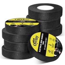 Wire Harness Cloth Tape 3/4-Inch by 50-Foot 8 Rolls , -Adhesive Fabric Tape ...