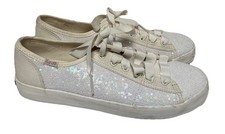 Keds Women  s Shoes Sneakers White Sequined Size 6.5.
