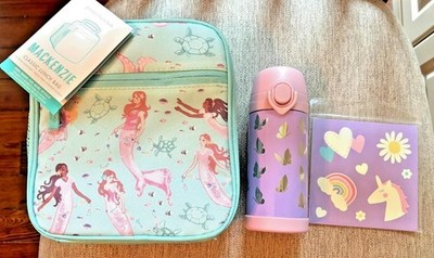 Pottery Barn School LUNCH WATER travel bag disney mermaid princess party GIFT 3