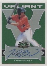 2018 Leaf Valiant Green 79/99 Cadyn Grenier #BA-CG1 Auto 1h5