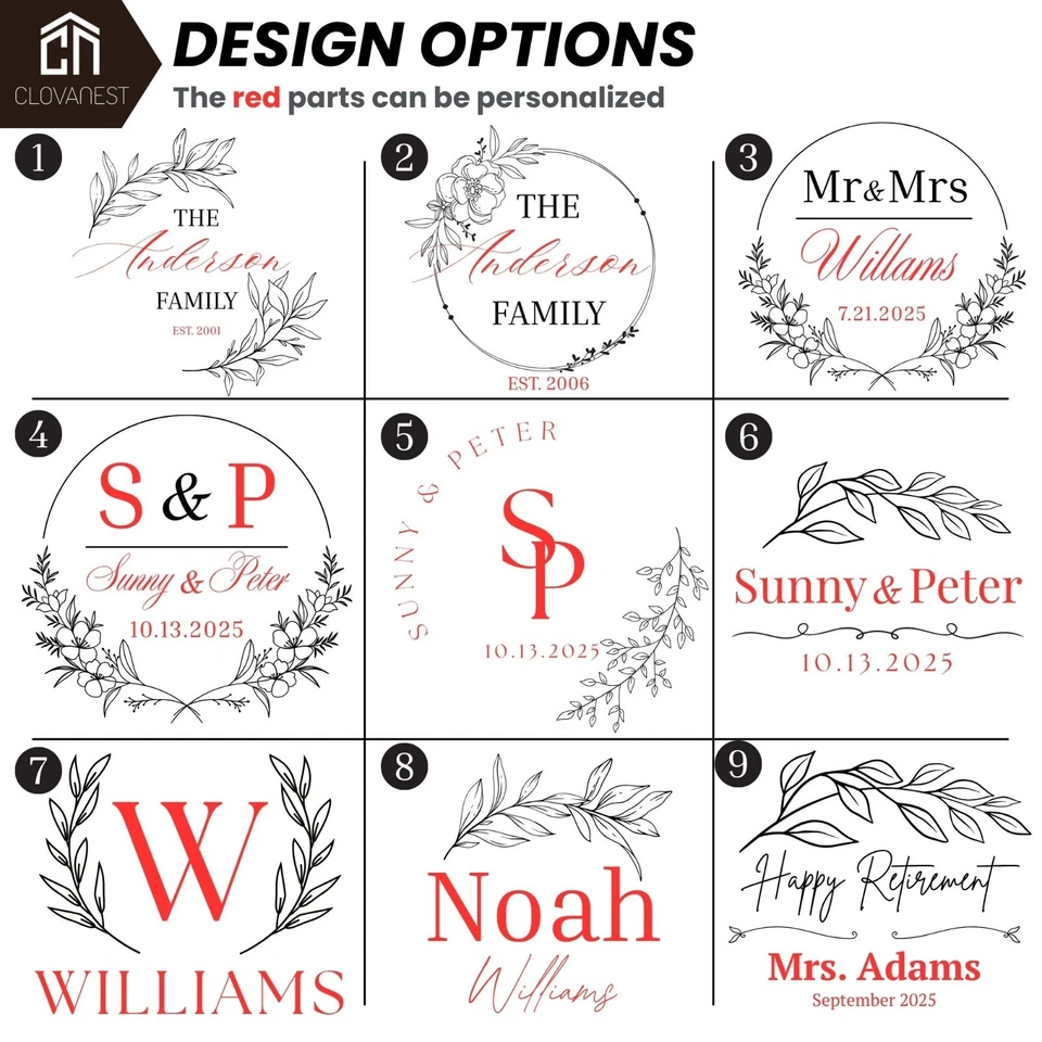 Tablero de charcutería grande personalizado de 17", boda, recién casados, regalo de inauguración Foto 4 de 4